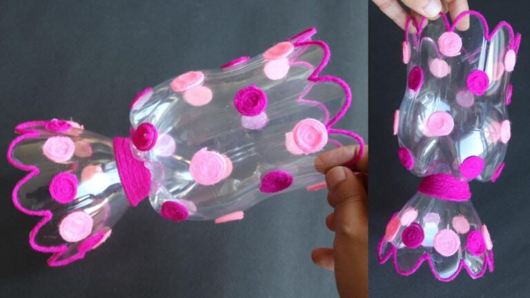 This simple method transforms plastic bottles into stunning vases for your home…