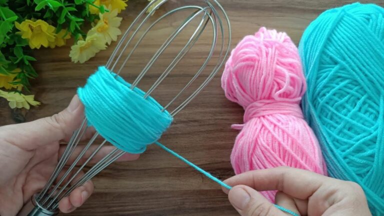 An old trick turns simple thread into stunning decor… you’ll want to try this!