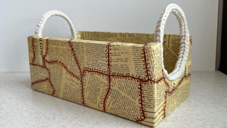 This simple method transforms a cardboard box into stunning home décor…