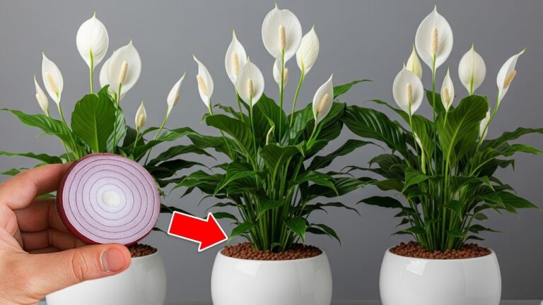 One Onion Slice Can Transform Your Anthurium into 10+ Stunning Blooms!