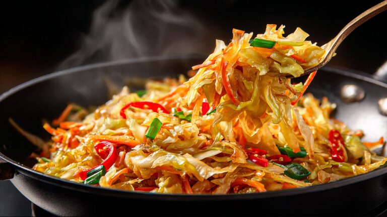 7-Minute Cabbage Stir Fry That’s Deliciously Better Than Meat!