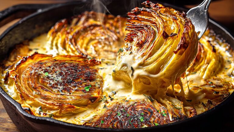 5-Minute Roasted Cabbage That Melts Like Butter – Your New Weekly Dinner Staple!