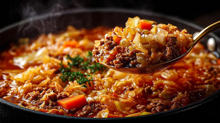 Quick One-Pan Cabbage and Ground Beef: 5 Steps to a Delicious Weekend Dinner!