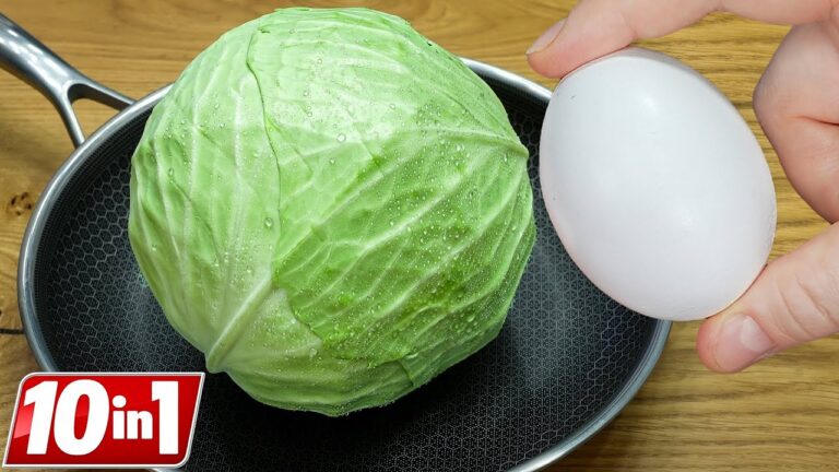 3 Easy Recipes with Cabbage, Eggs, and Potatoes You Have at Home!