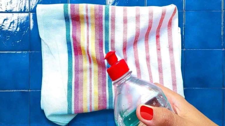 Pour vinegar on a paper towel to solve this common problem