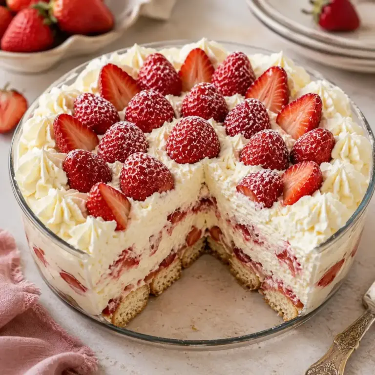 No-Bake Strawberry Charlotte: A Delightful Dessert Recipe