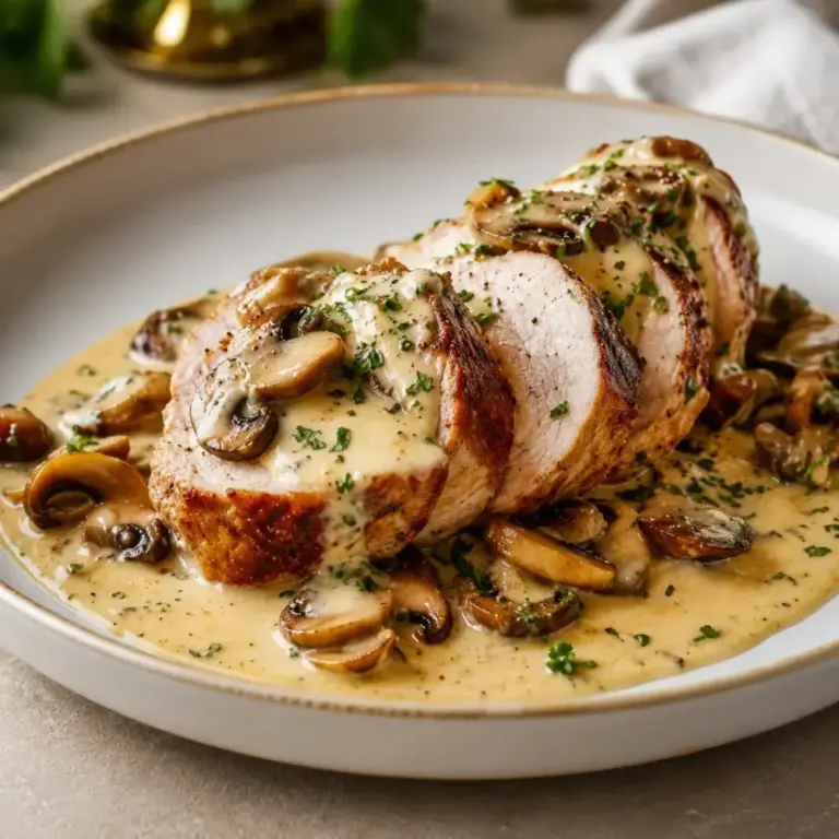 Creamy Mushroom Pork Tenderloin: The Easy, Melt-in-Your-Mouth Recipe