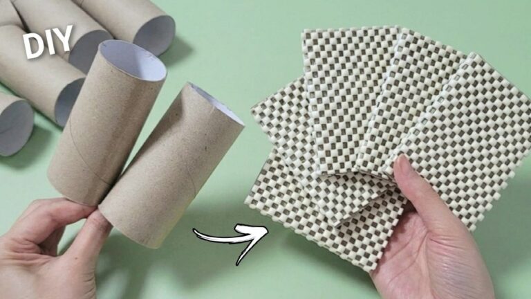 Transform 5 Toilet Paper Rolls into Chic Home Decor – DIY Idea You’ll Love!