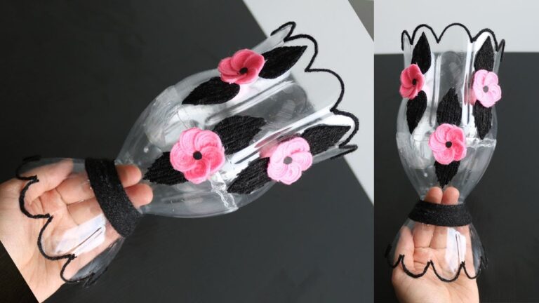 Transform 5 Plastic Bottles into Stunning Flower Vases for Your Home Decor!