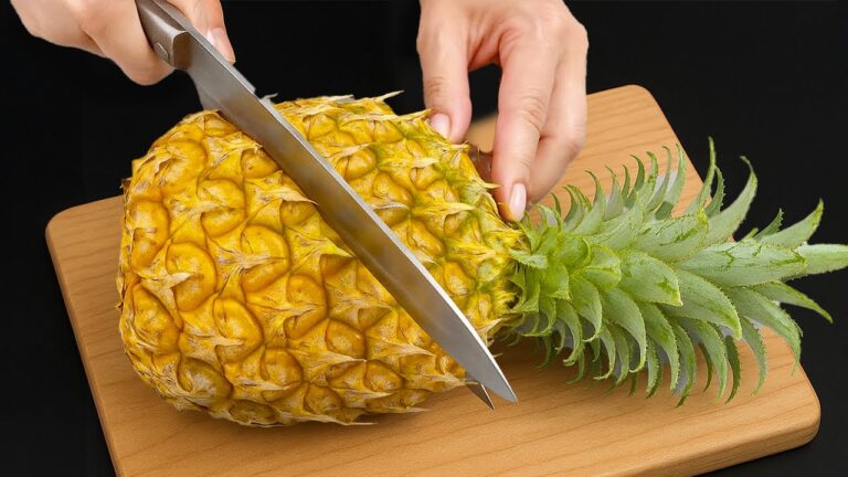 7 Genius Tips to Cut Pineapple Fast Without Peeling or Removing Eyes