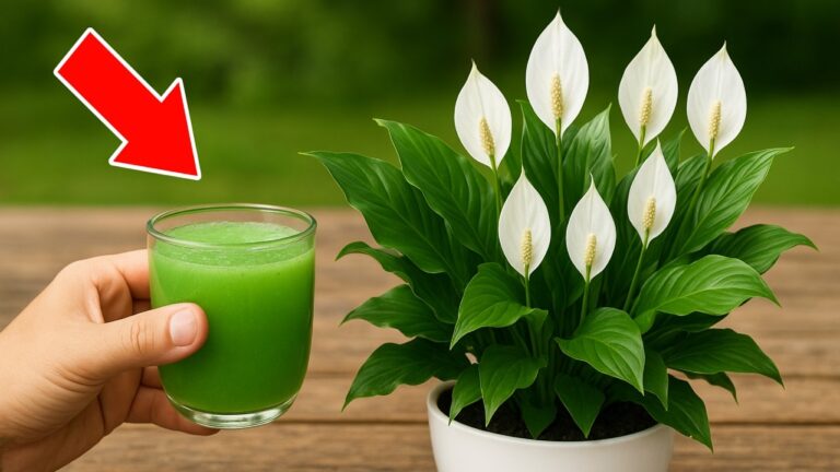 Transform Your Spathiphyllum: 1 Glass for a Blooming 24-Hour Makeover!