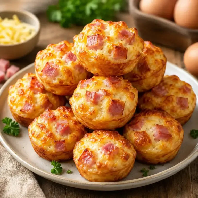 Savory Ham and Cheese Muffins That Will Delight Your Taste Buds