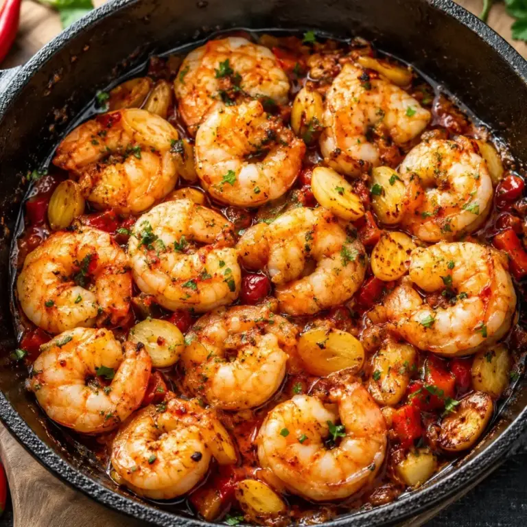 Spanish-Style Shrimp Skillet: Easy, Flavorful Recipe for a Sunny Day