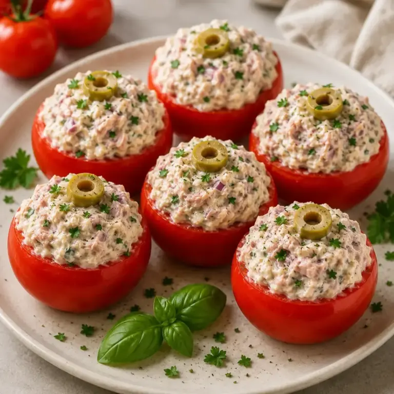 Stuffed Tomatoes with Tuna and Cream Cheese: A Delicious Recipe