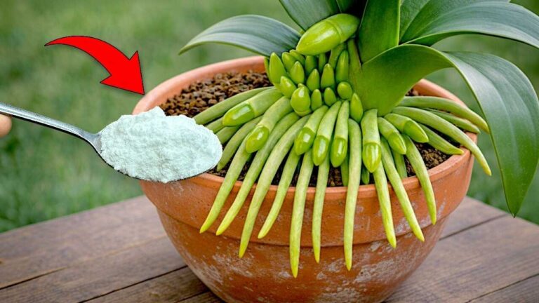 Sprinkle them with this! Orchids that weren’t blooming may suddenly start to bloom