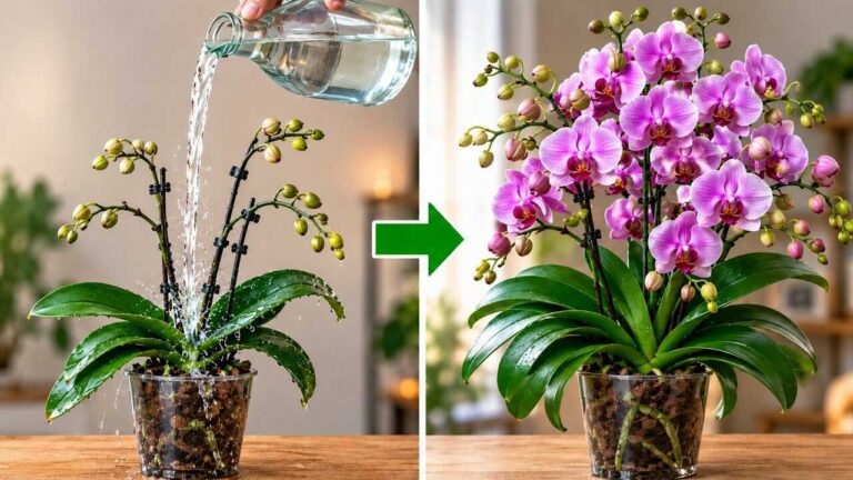 Stop watering orchids the wrong way! Water them like this for better flowering