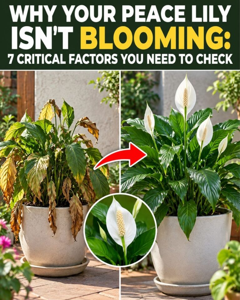 Why Your Peace Lily Isn’t Blooming: 7 Critical Factors You Need to Check