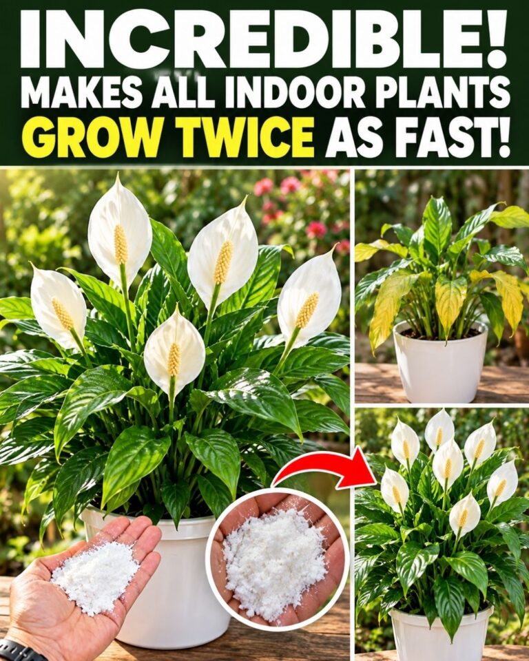 INCREDIBLE! Makes all indoor plants grow twice as fast!