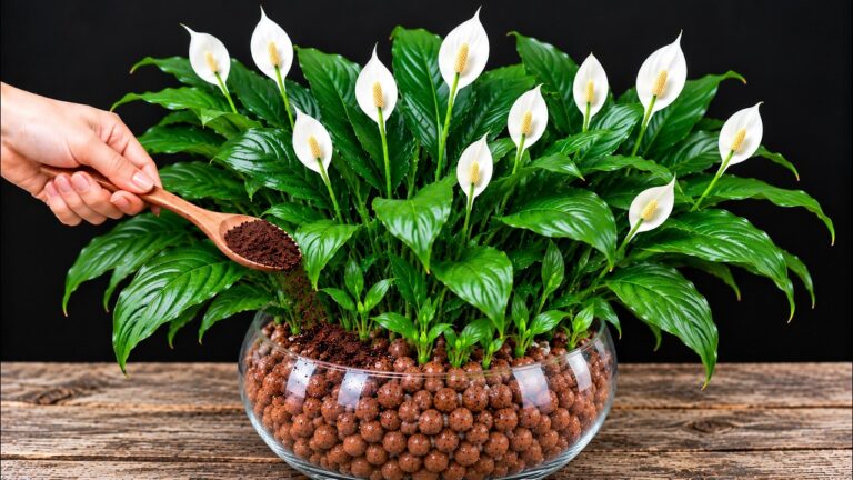 Simply Put This Under Your Peace Lily — Watch It Grow and Bloom!
