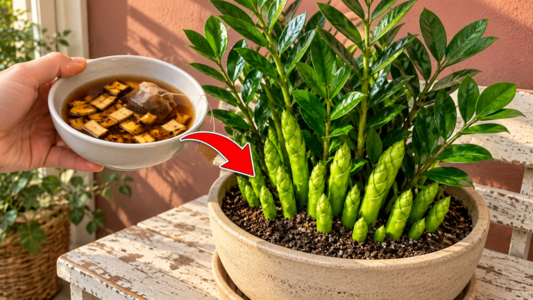 A simple spoonful! The routine to know for a ZZ plant ready to produce new shoots